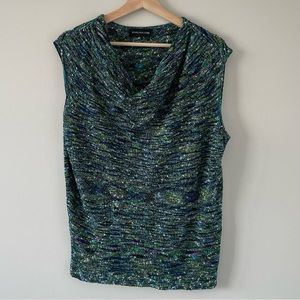 Cowl Neck Sleeveless Top